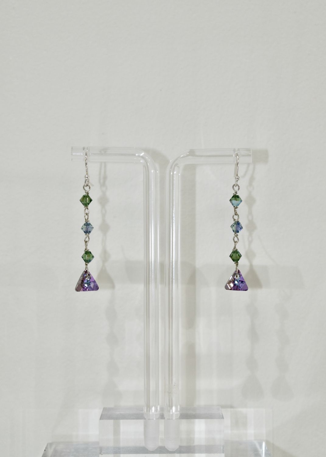 Mint &amp; Lilac Swarovski Droplets