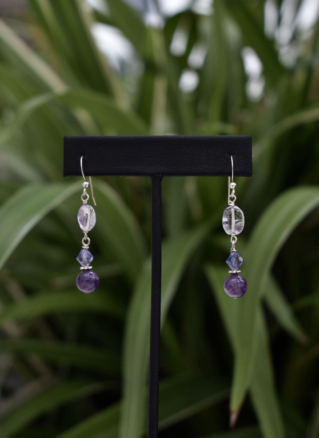 Amethyst Bead Droplets