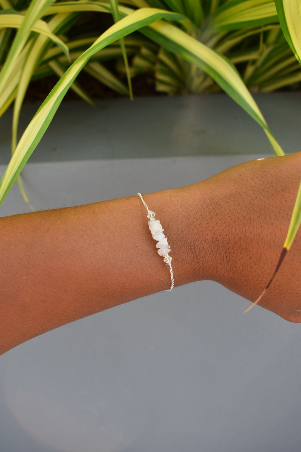 Moonstone Chain Bracelet