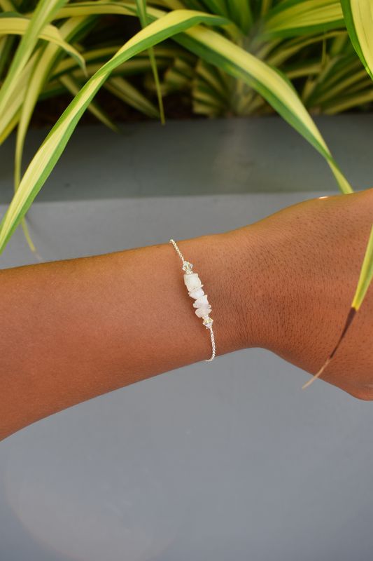 Moonstone Chain Bracelet