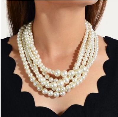 5-layer Pearl Necklace