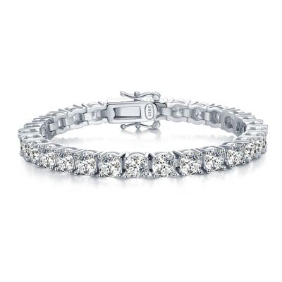 Silver New High Carbon Diamond Bracelet