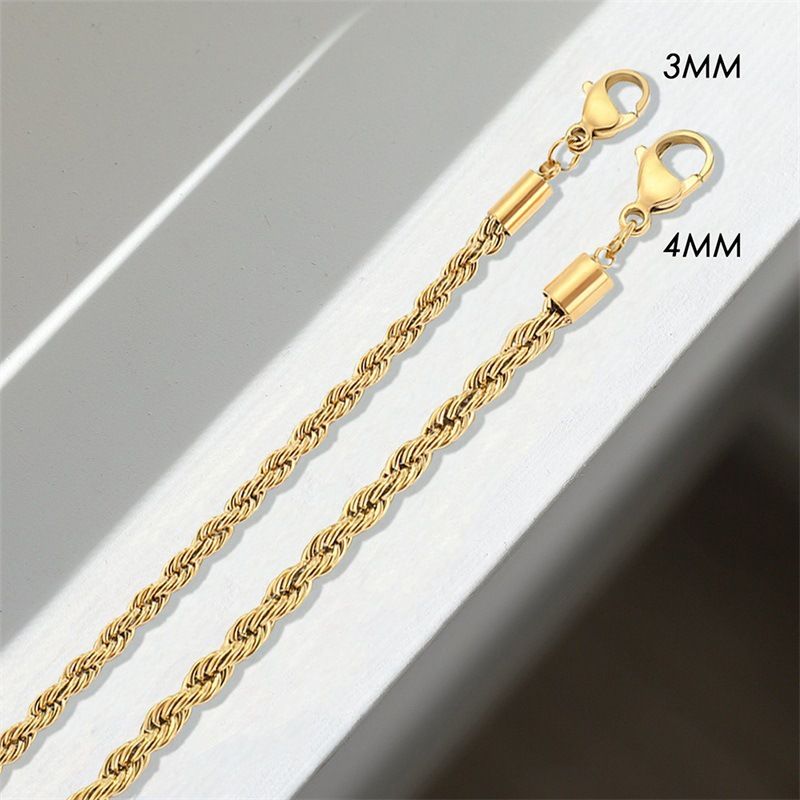 Chain Bracelet Female Hip Hop Punk Gold Stainless Steel Bracelet