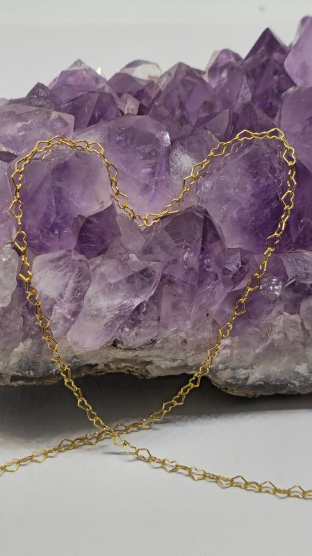 Gold Filled Heart Chain 3.3mm