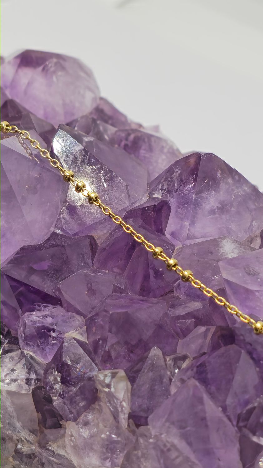 Gold Filled Triple Bead Chain 2mm