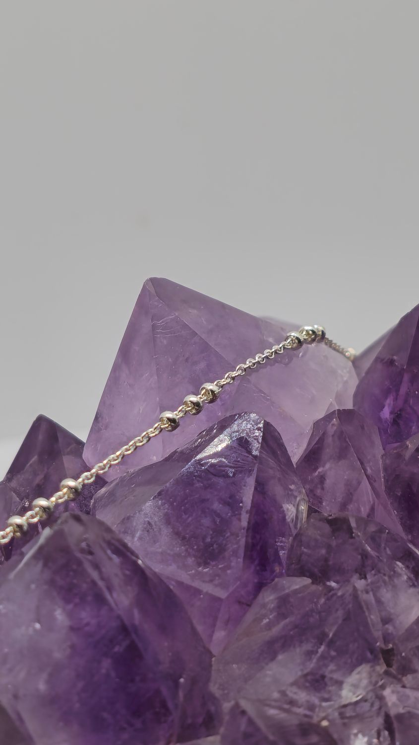 Sterling Silver Triple Bead Chain 2mm