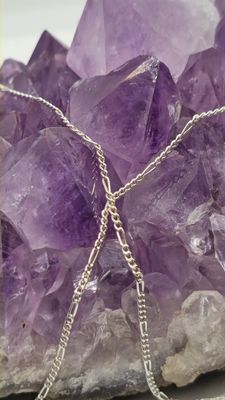 Sterling Silver Figaro Chain 7mm