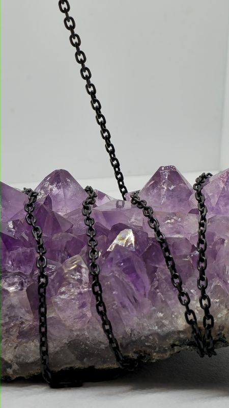 Antiqued Sterling Silver Cable Chain 5mm