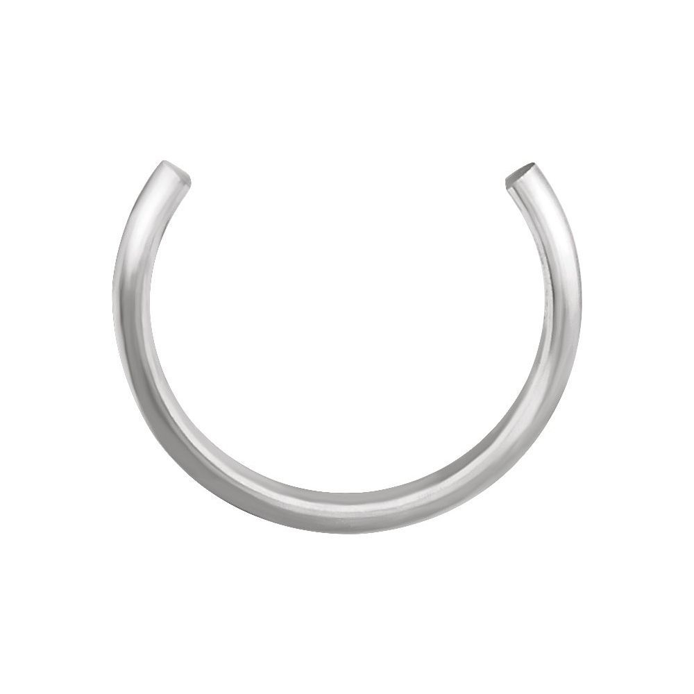 Half Shank Replacement Platinum Ring 3.50mm