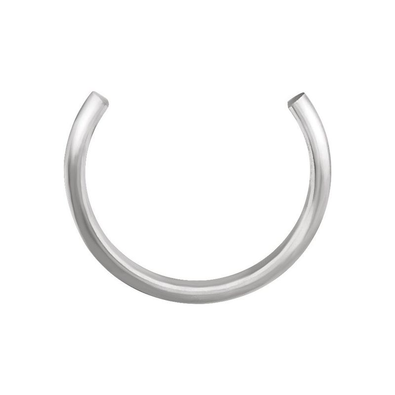 Half Shank Replacement Platinum Ring 3.50mm