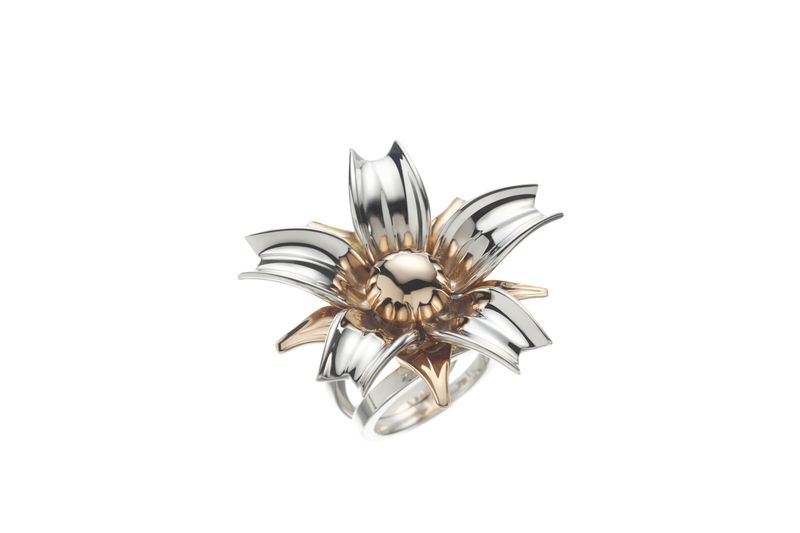 18K Cherry Blossom Ring