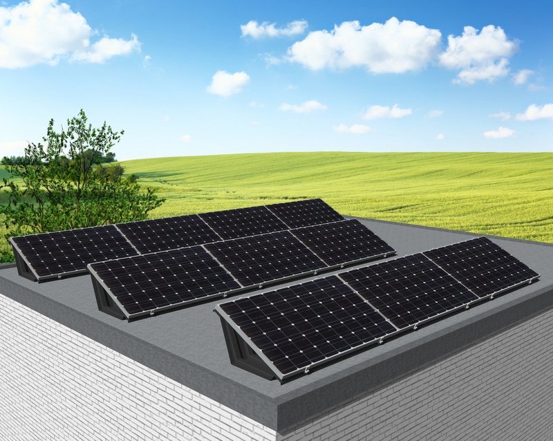 myCleantech-Solar.org™ - Komplett Solaranlage Flachdach 810 - 6'168 WattP 