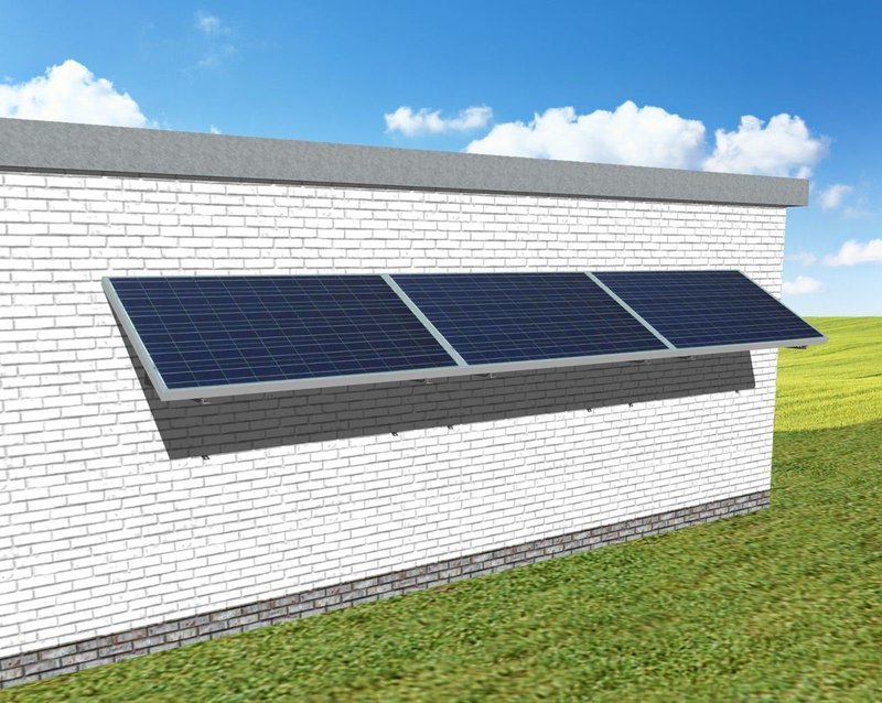 myCleantech-Solar.org™ - Komplett Solaranlage Fassade 810 - 6'168 WattP 
