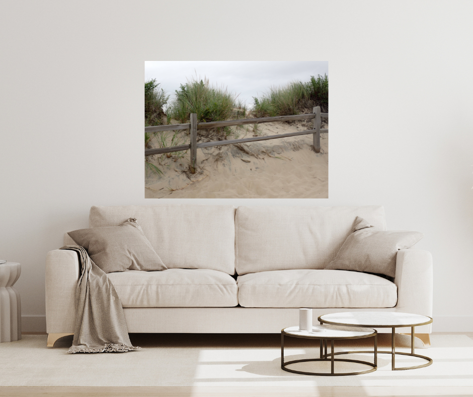 The Healing Fence, 30 x 40 metal print