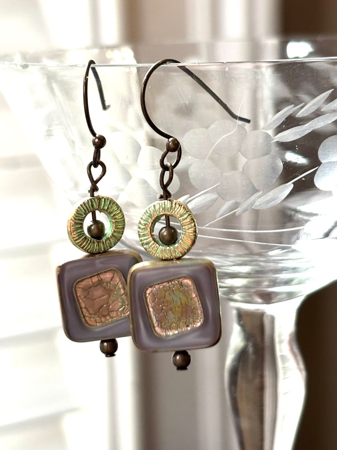 Ceramic Geometric Earrings