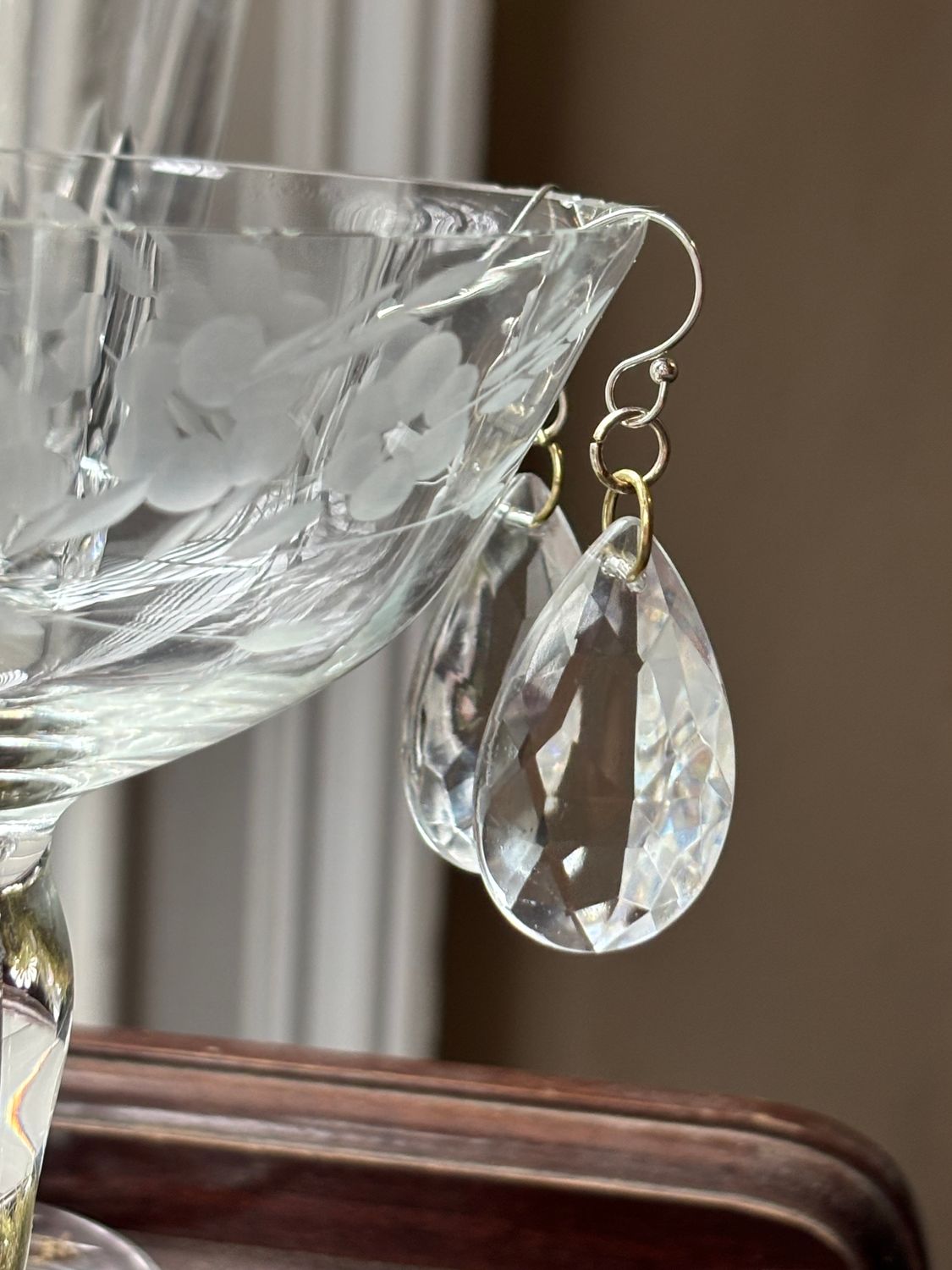 Vintage Chandelier Teardrops