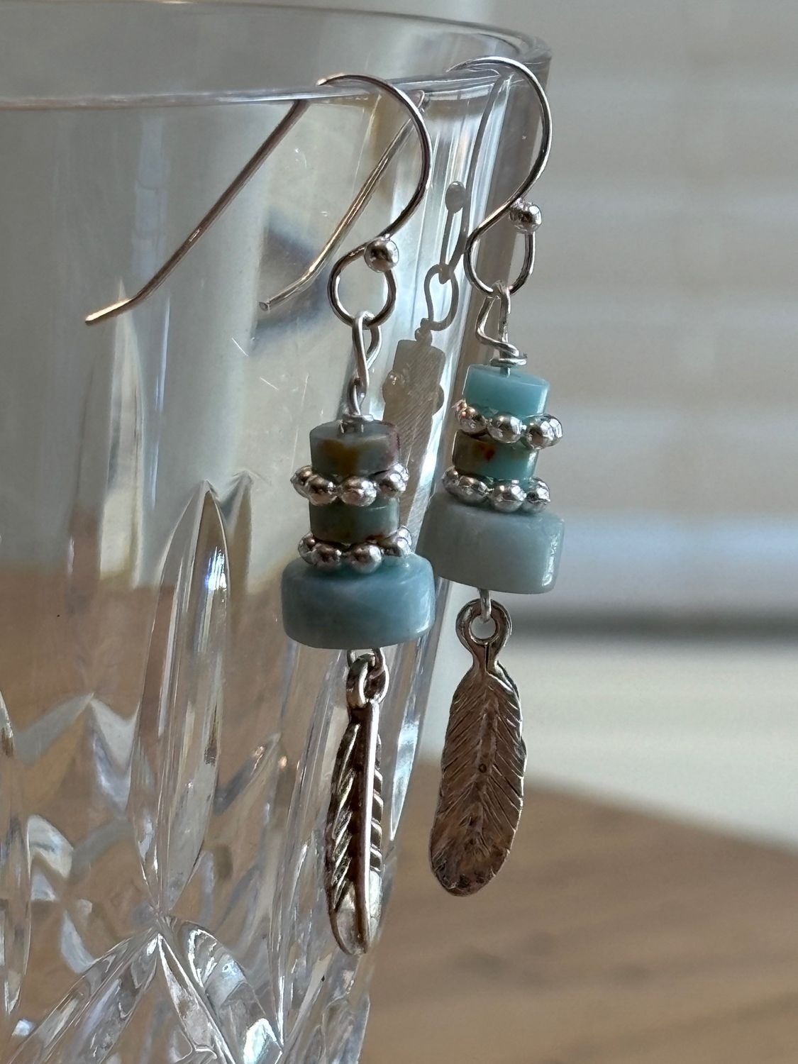 Wind and  Feather Earrings