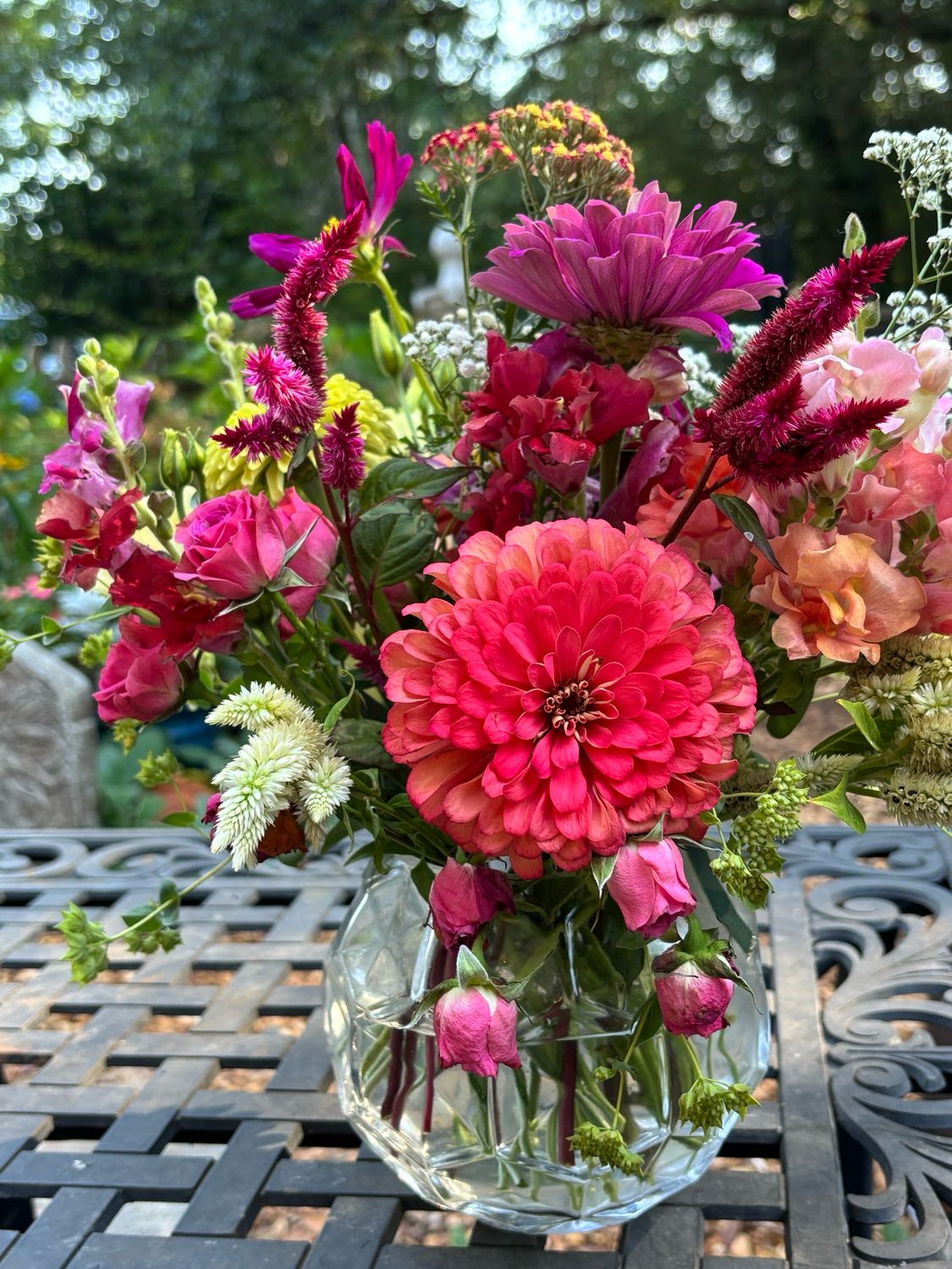 Heirloom Bouquet In Decagonal Vase