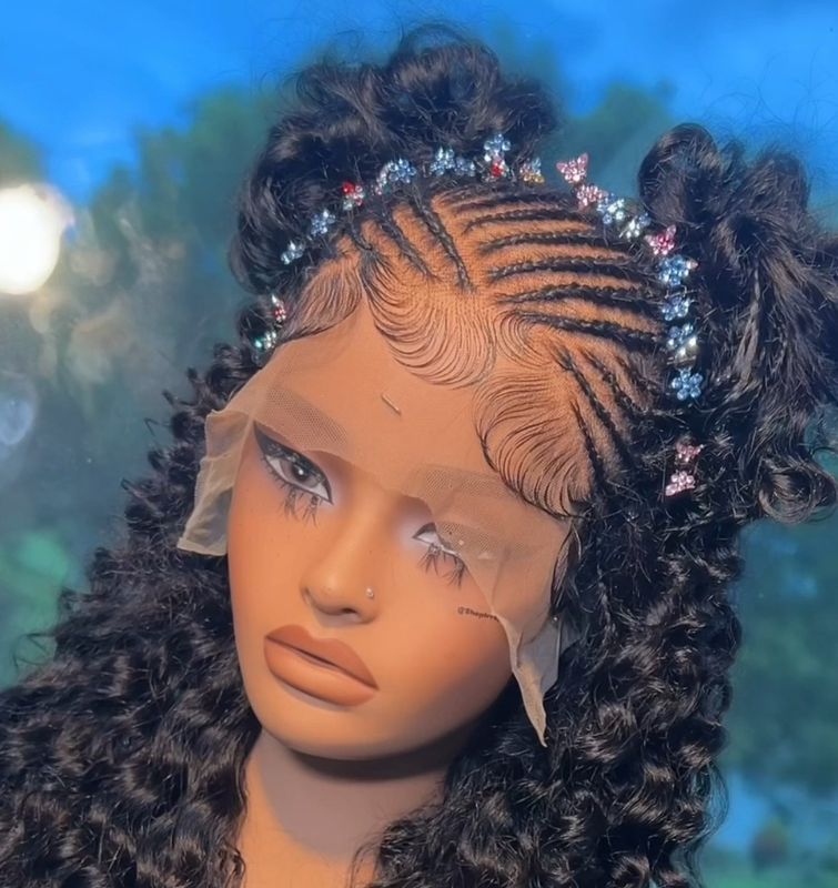 Half &amp; Half braided unit ( Ready to Ship ) 