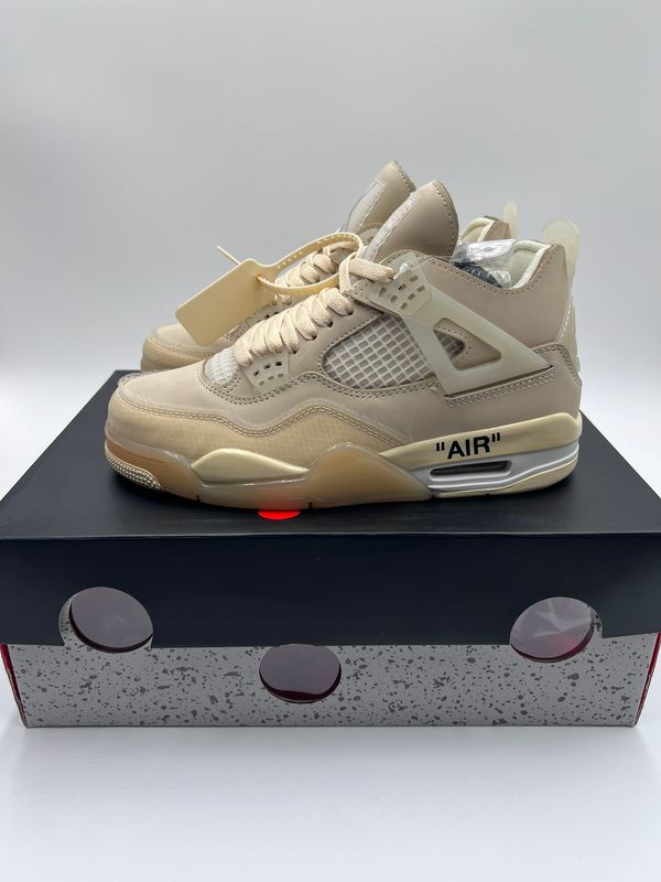 Air Jordan 4 Retro x Off-White Sail