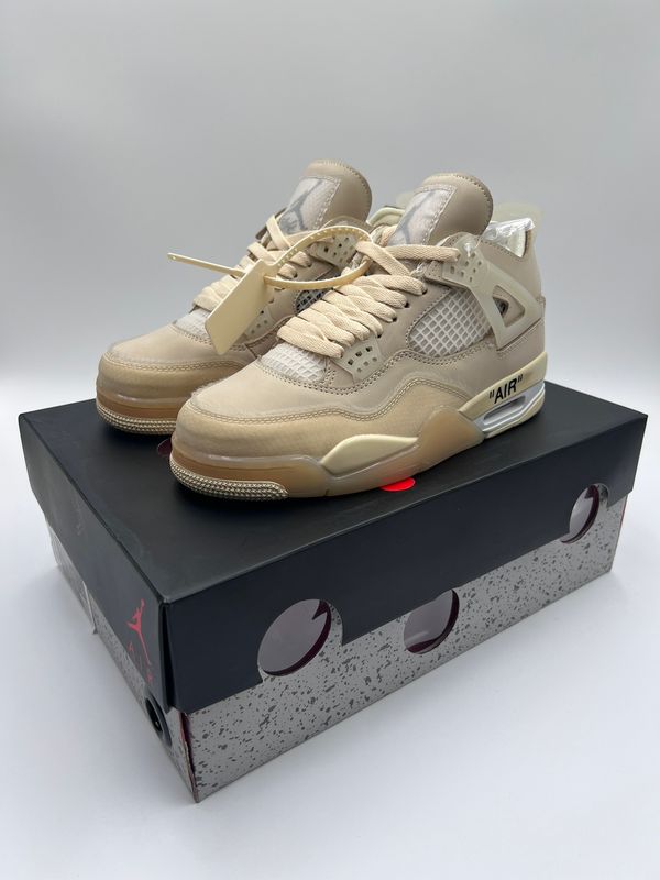 Air Jordan 4 Retro x Off-White Sail