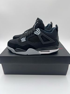 Air Jordan 4 Retro Black Canvas