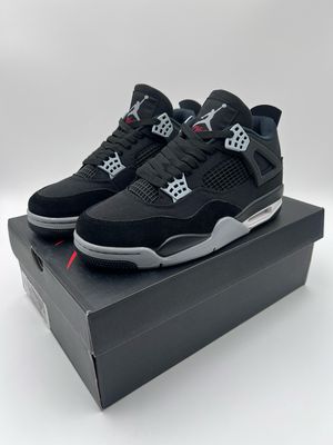 Air Jordan 4 Retro Black Canvas