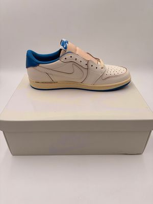Travis Scott Military Blue Fragments Jordan 1 Low
