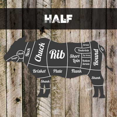 1 Half Beef (Pre-Order Jan. 2028) 1 Half Beef (Pre-Order Jan. 2028)