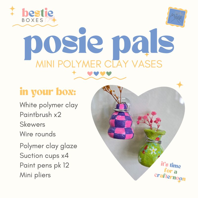 Posie Pals (Polymer Clay Vases) 💕​
