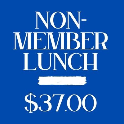 Non-Member $37.00 September 12th Luncheon featuring Ryan Lane