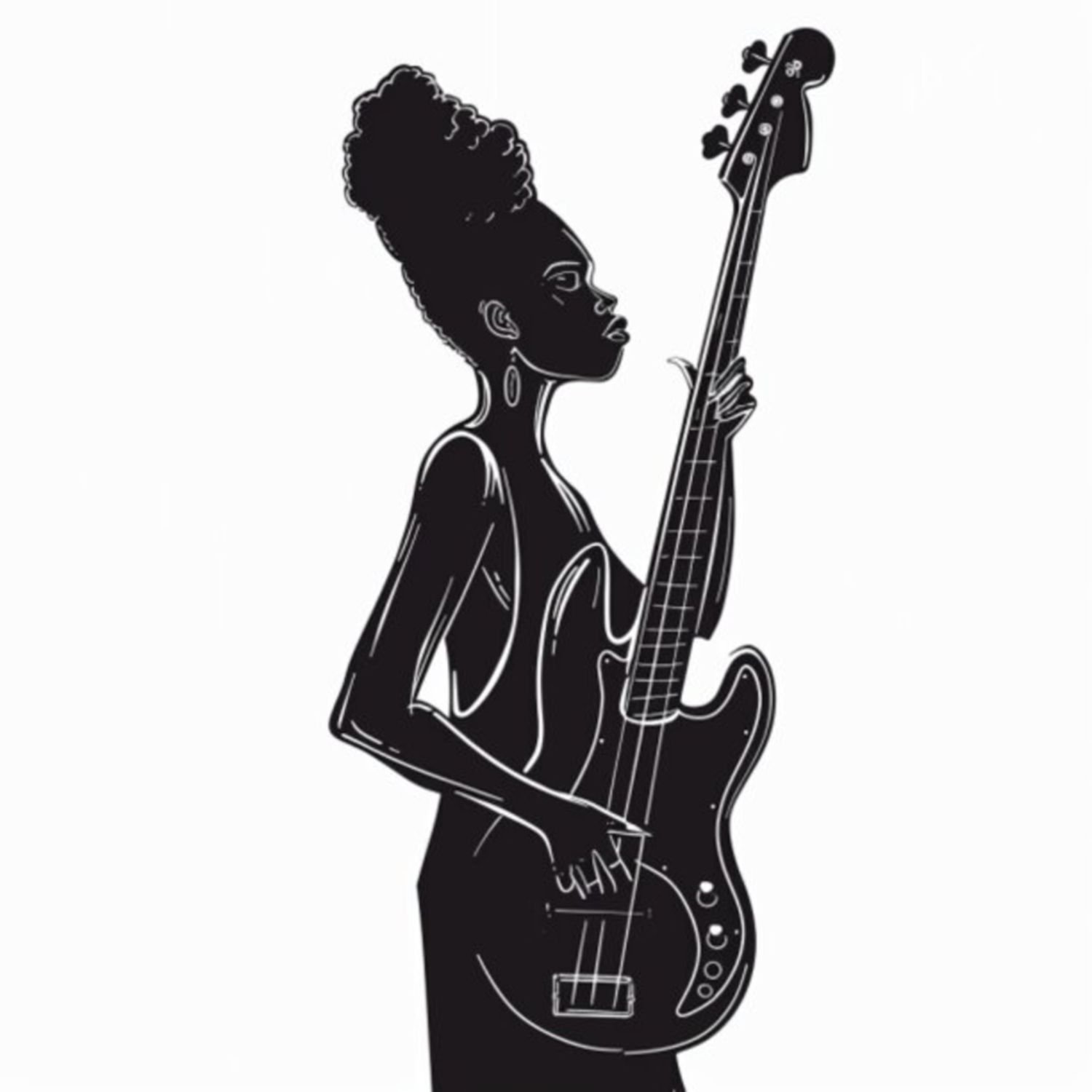 Female Bass Player 1