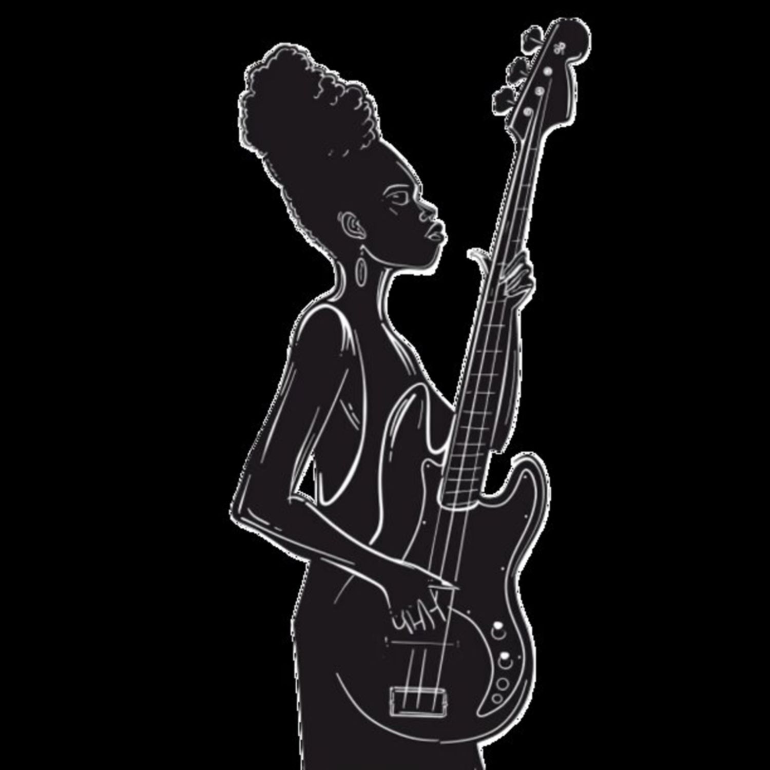 Female Bass Player 1