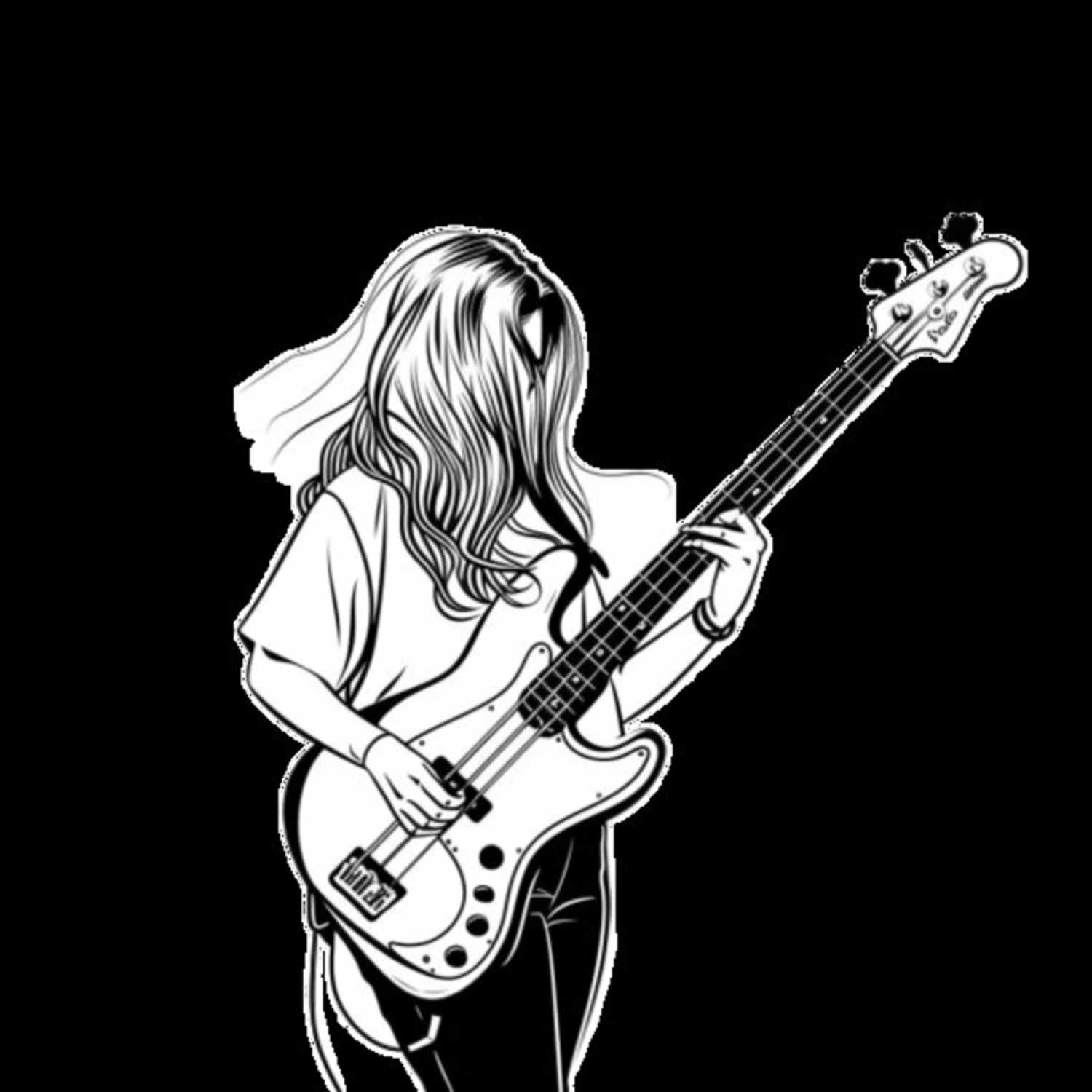 Female Bass Player 10