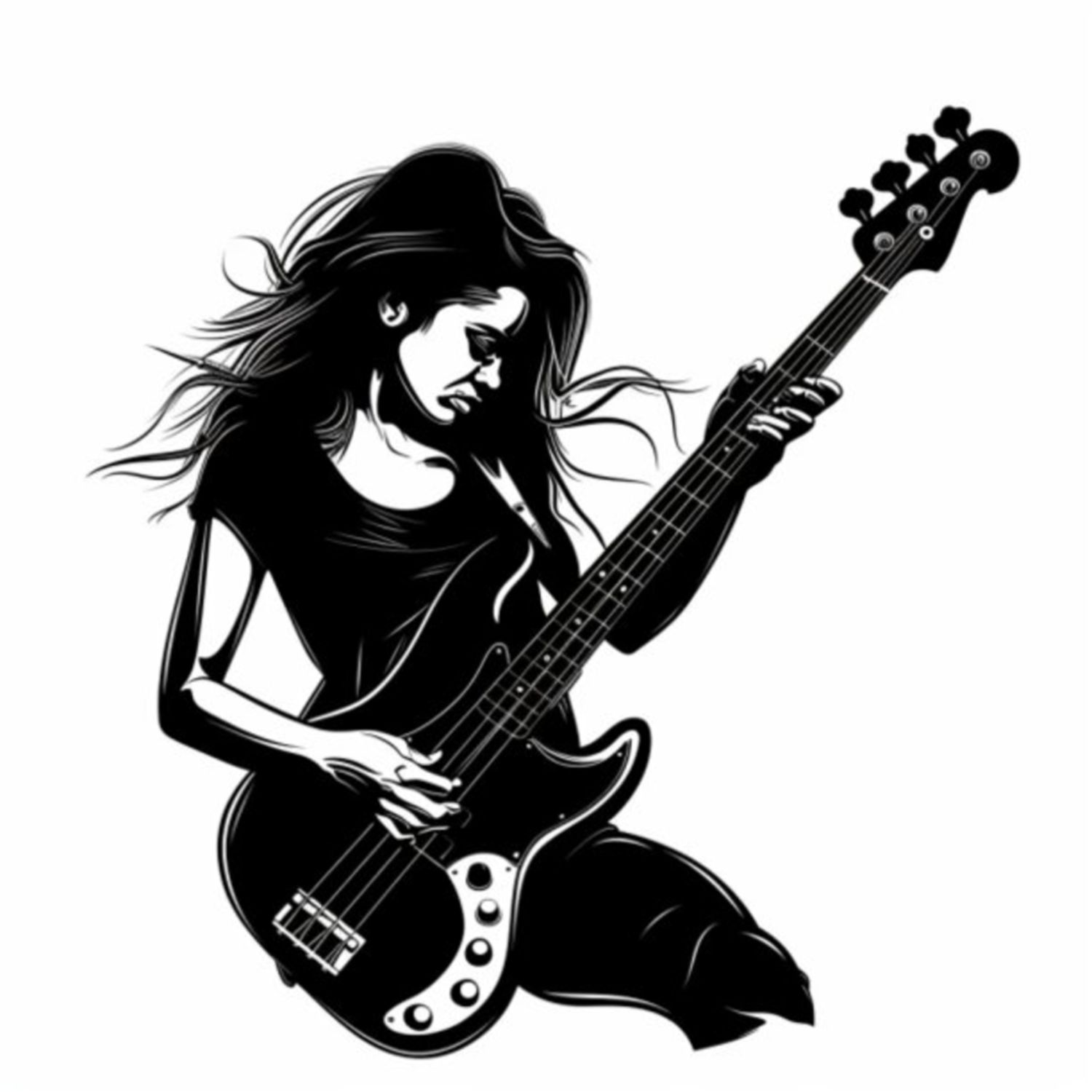 Female Bass Player 13