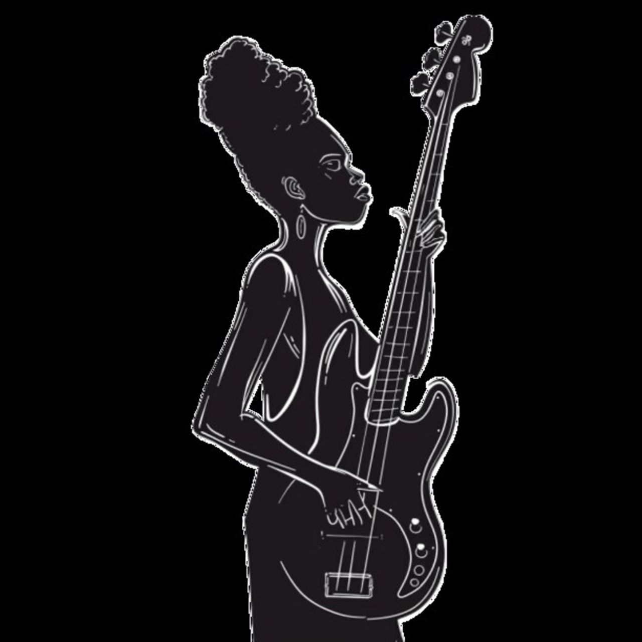 Female Bass Player 1