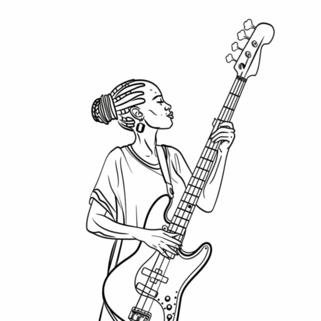 Female Bass Player 3