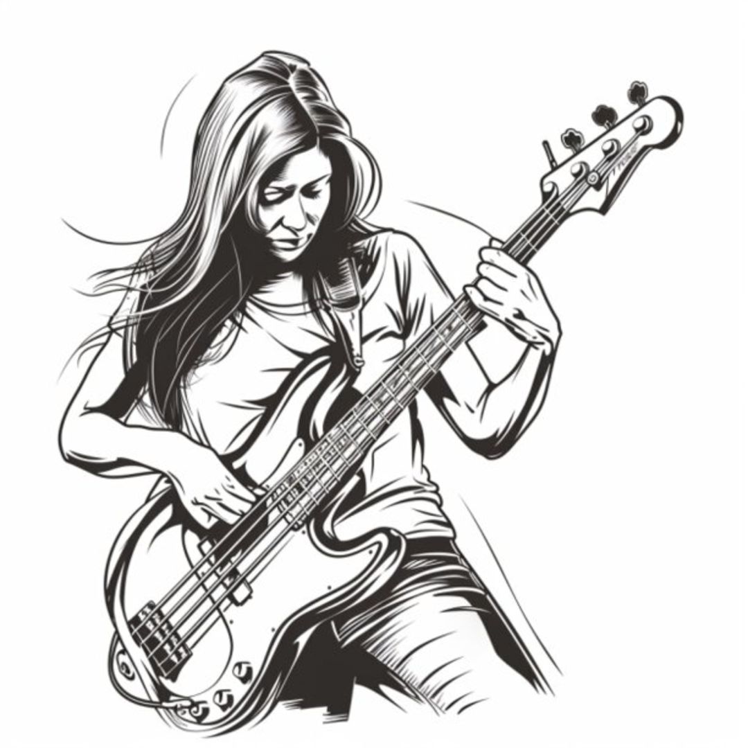 Female Bass Player 8