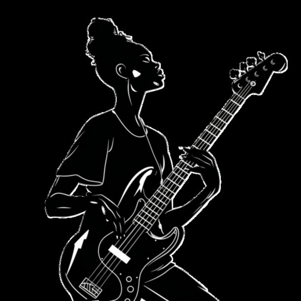 Female Bass Player 2