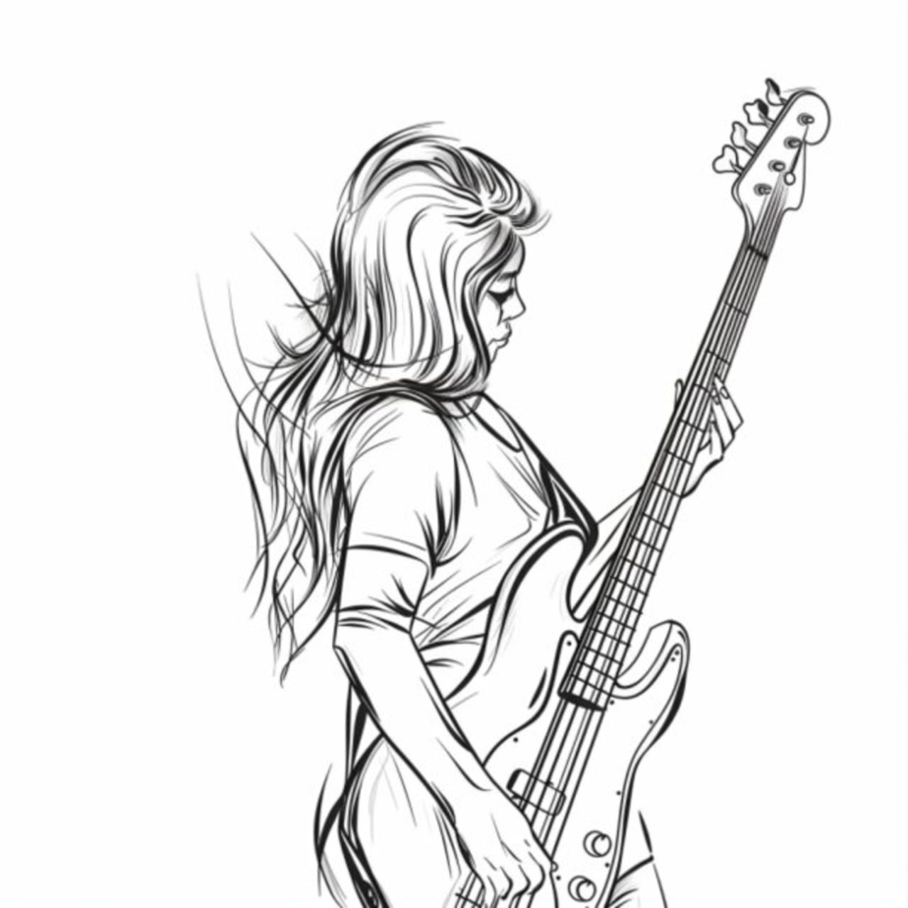 Female Bass Player 5