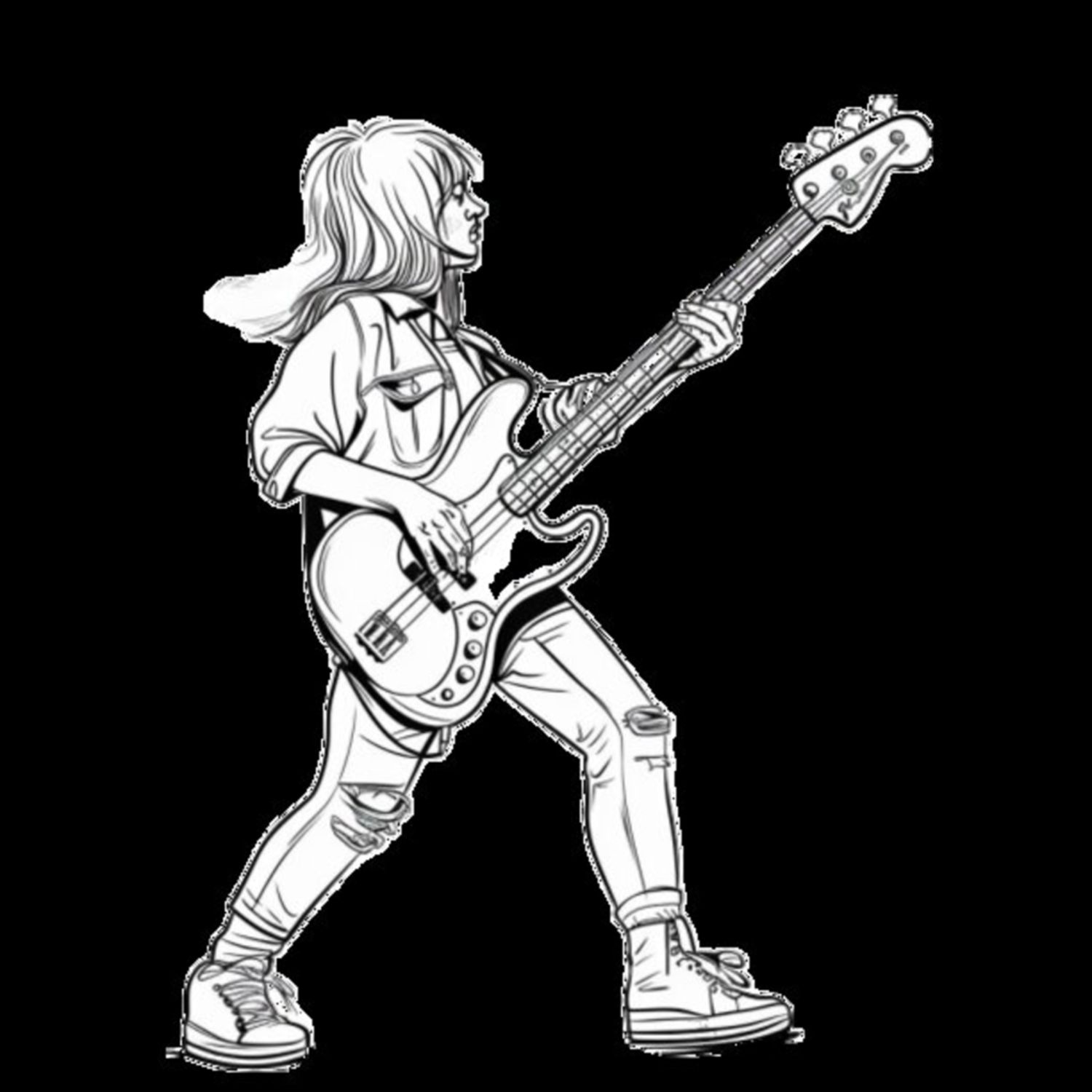 Female Bass Player 9