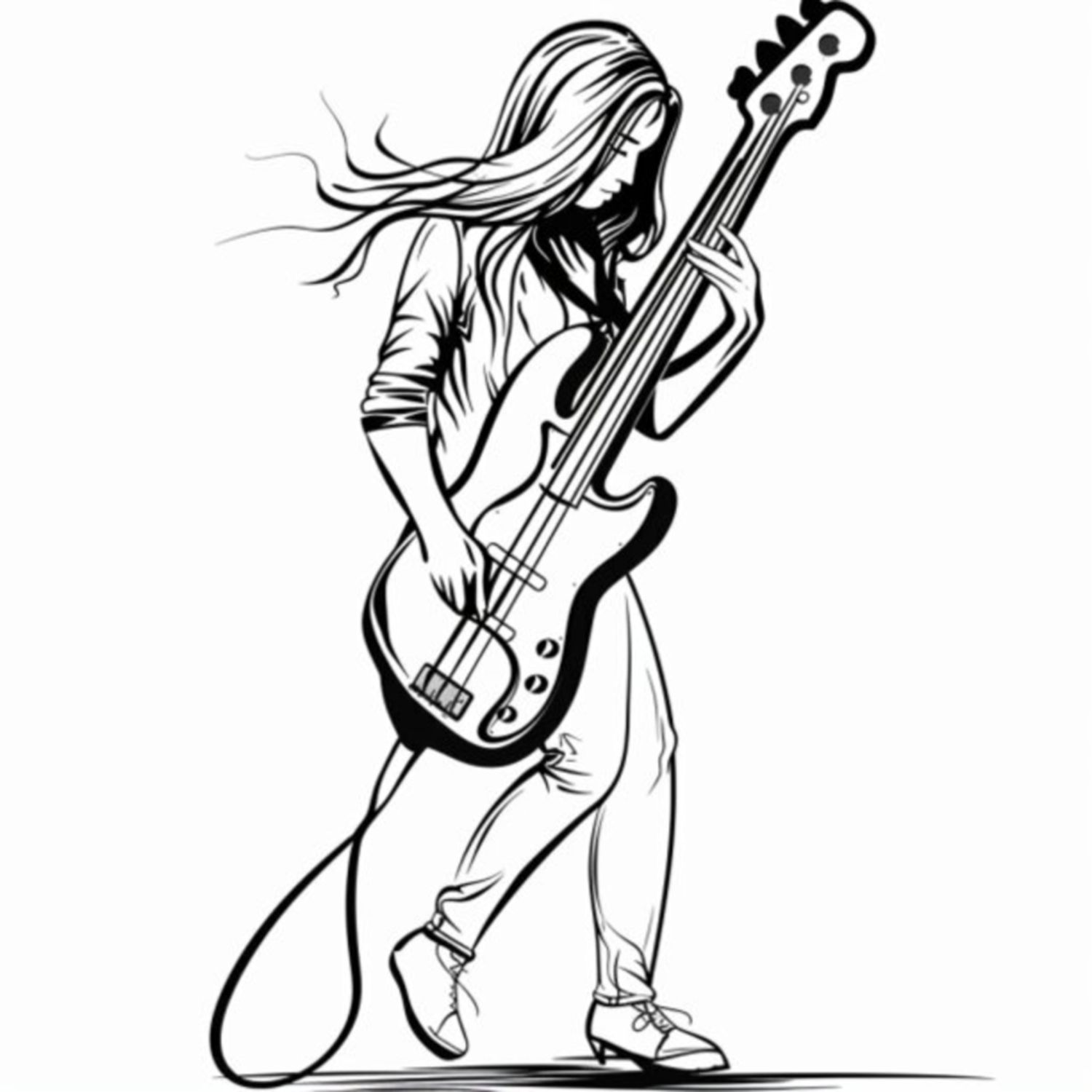 Female Bass Player 7
