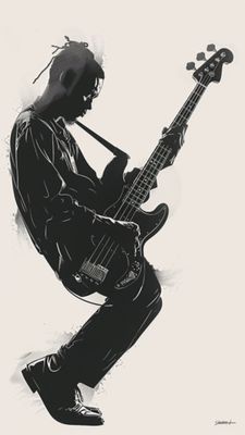 Male Bass Player 10