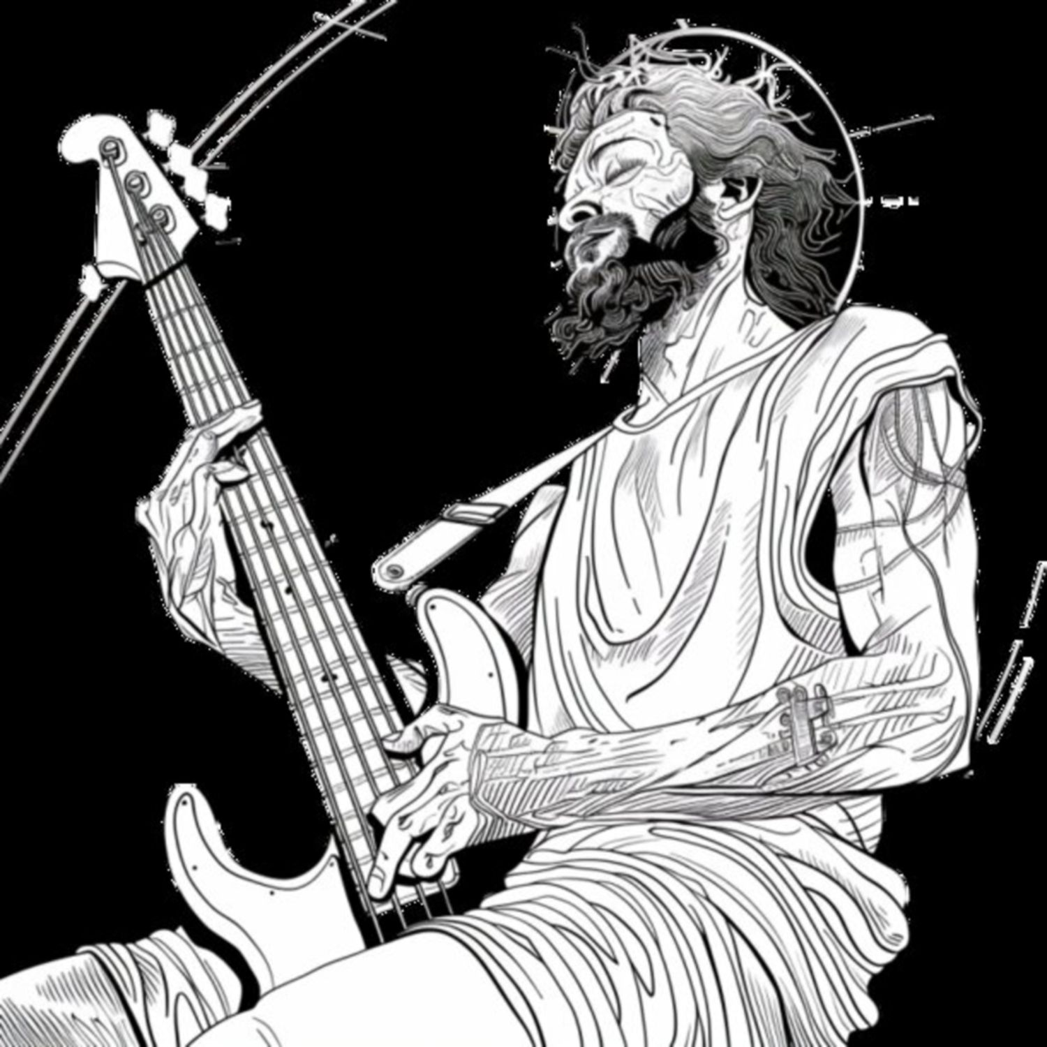 Jesus on Bass 22