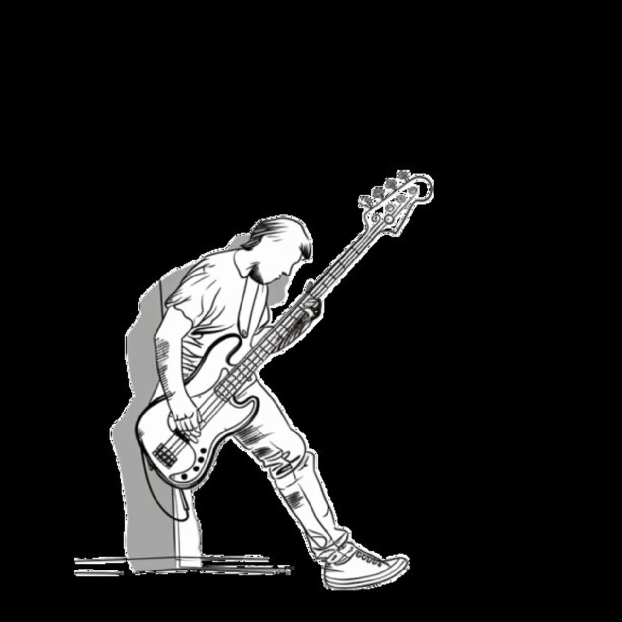 Male Bass Player 4