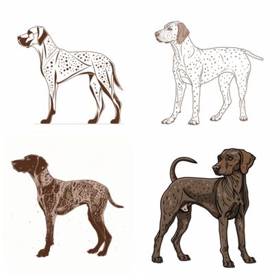 GSP&#39;s - Brown &amp; White Selection 4 7-4-24