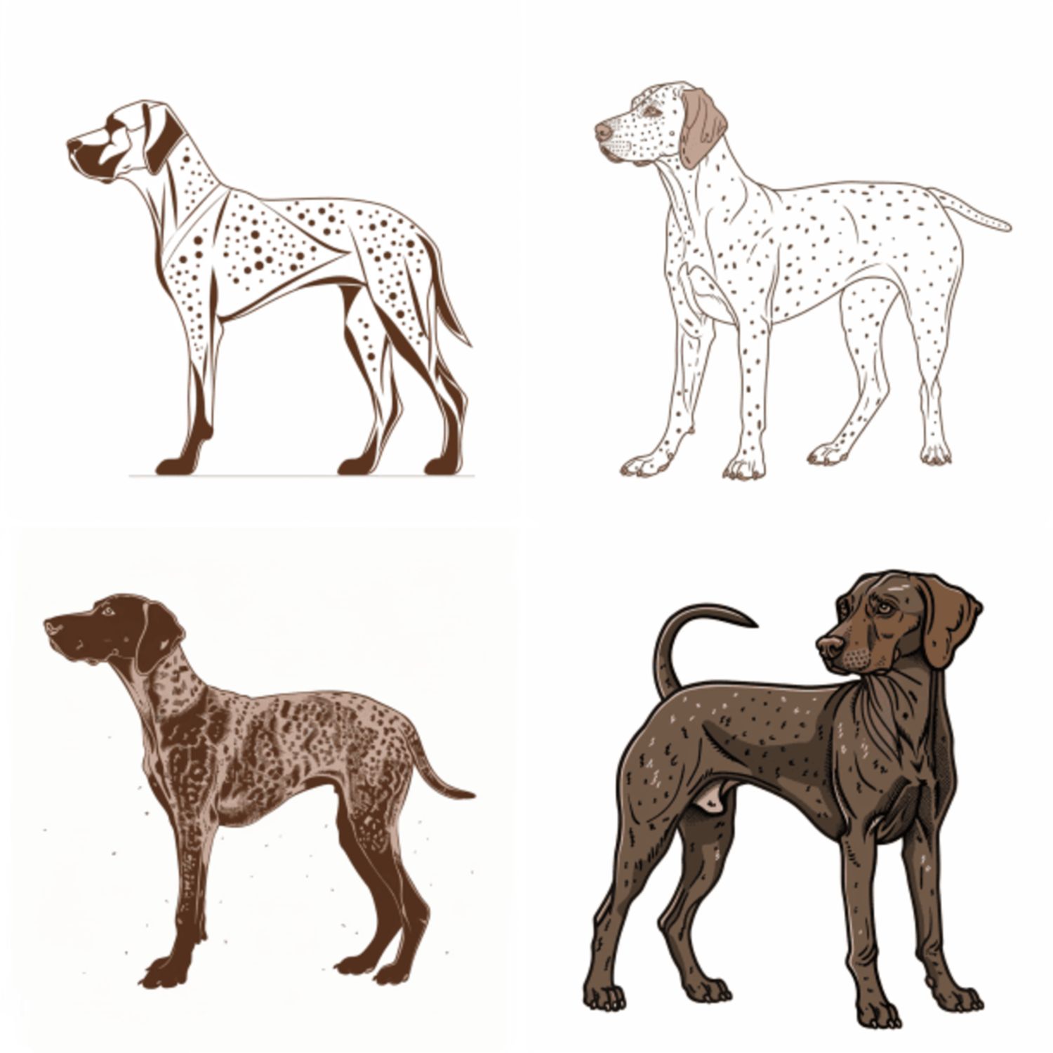 GSP&#39;s - Brown &amp; White Selection 4 7-4-24