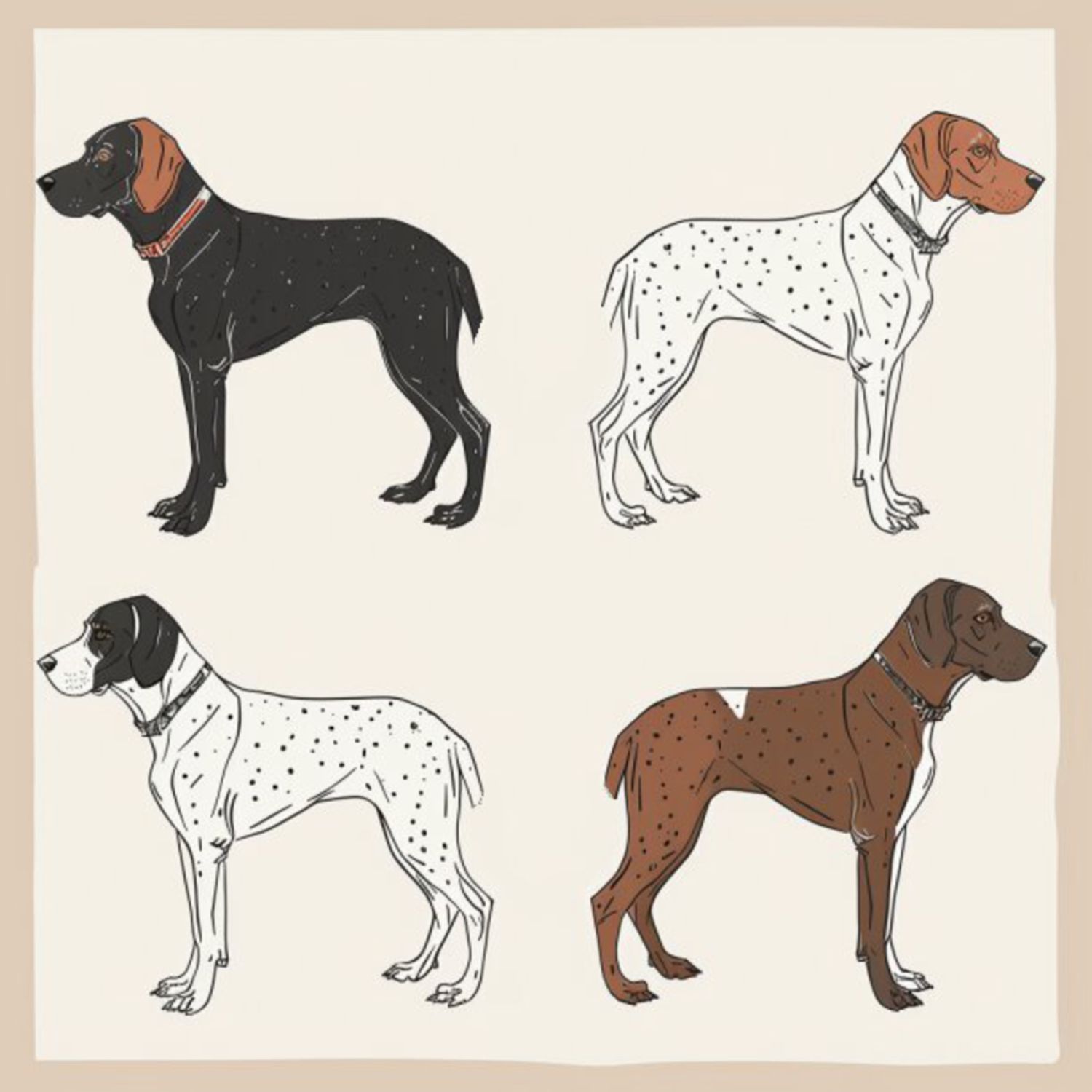GSP&#39;s - Brown &amp; White Selection 6 7-4-24