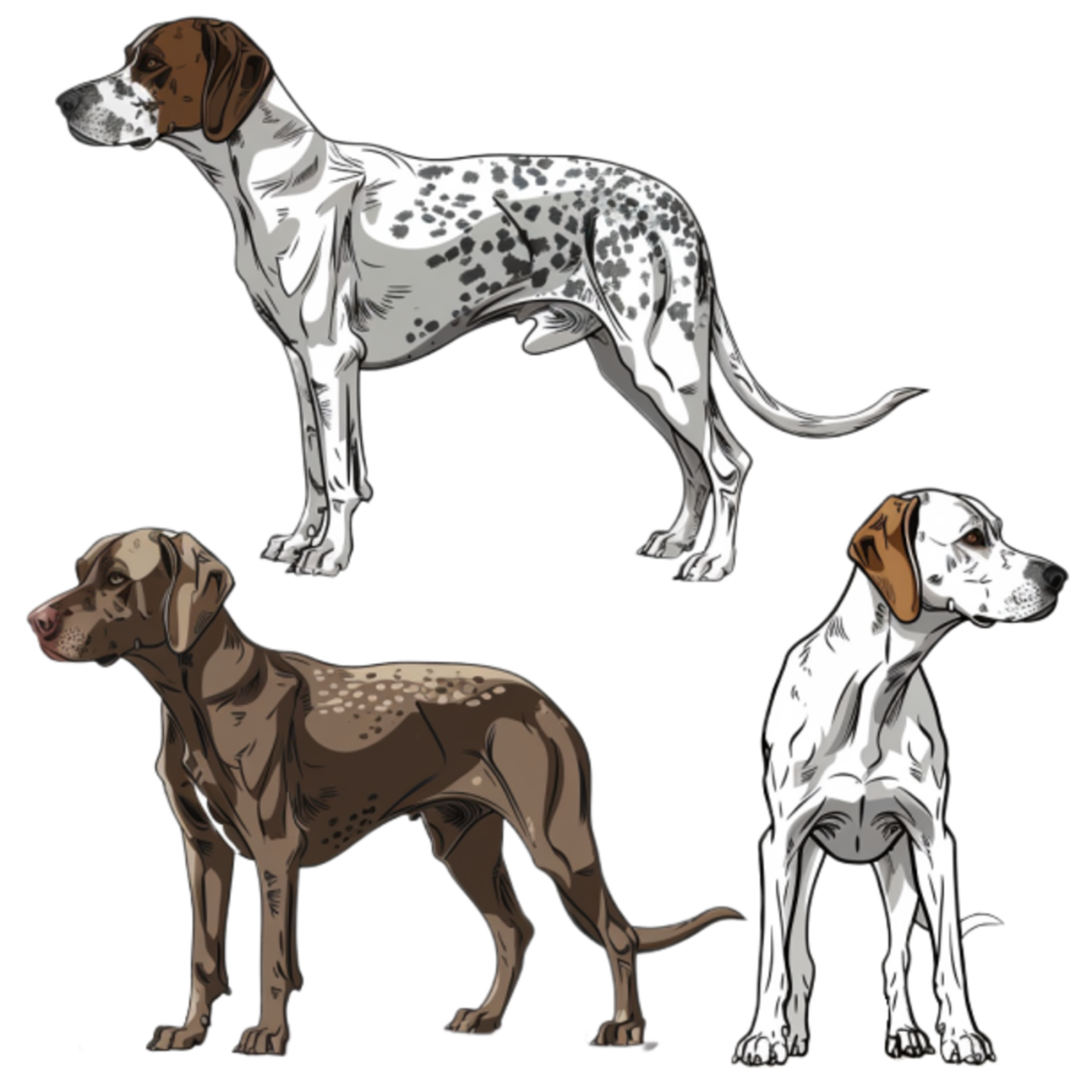 GSP&#39;s - Brown &amp; White Selection 7 7-4-24