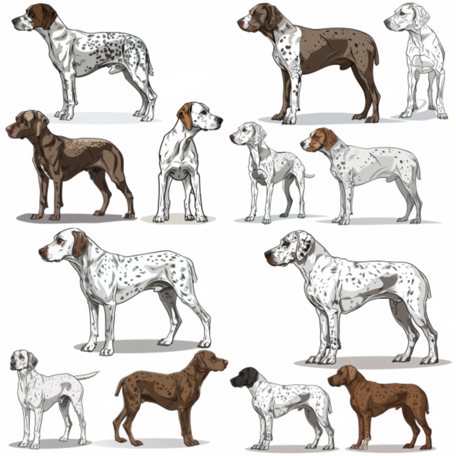 GSP&#39;s - Brown &amp; White Selection 14 7-4-24